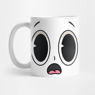 cute cartoon face Mug